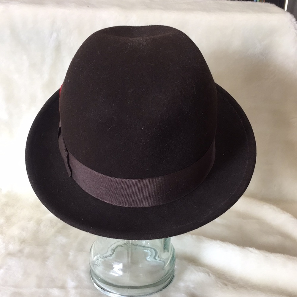 ♦️Linwood Avenue by Broner Felt Fedora Made in USA - Picture 4 of 12